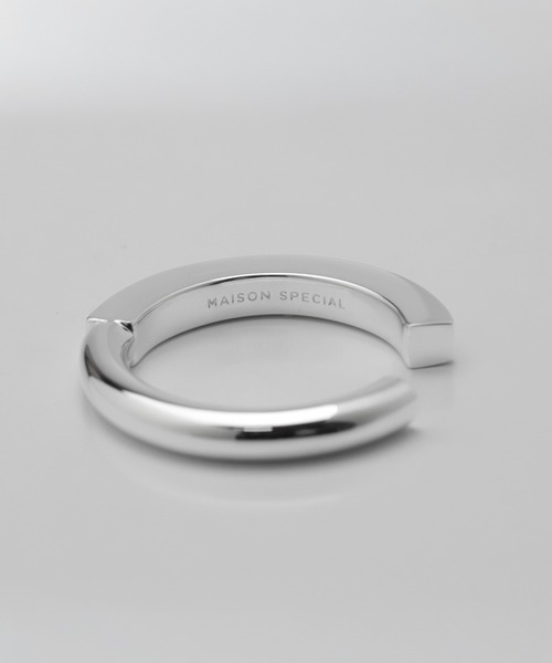 MAISON SPECIAL(メゾンスペシャル)の「《UNISEX》【Made In YAMANASHI Jewelry】〇□ Ring/山梨産〇□リング【MAISON SPECIAL/メゾンスペシャル】(リング・メンズ・シルバー・FREE)」の4枚目の写真