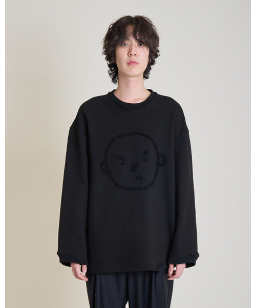 WHYSOCEREALZ(ワイソー シリアルズ)の「So Serious Sweat-Sleeve - black(スウェット・メンズ・その他・MEDIUM/LARGE/X-LARGE)」の1枚目の写真