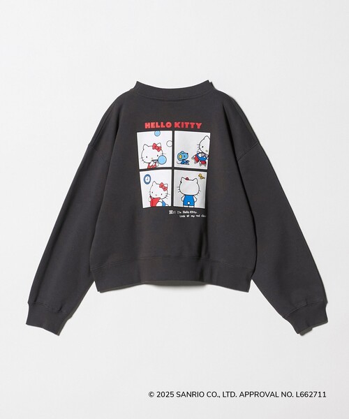 green label relaxing(グリーンレーベルリラクシング)の「【別注】<URBAMENT>SANRIO スウェット / トレーナー / キッズ 140cm-150cm(スウェット・キッズ・ライラック/ライトブルー/ダークグレー・140cm/150cm)」の2枚目の写真