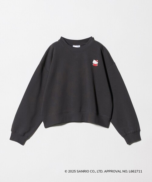 green label relaxing(グリーンレーベルリラクシング)の「【別注】<URBAMENT>SANRIO スウェット / トレーナー / キッズ 140cm-150cm(スウェット・キッズ・ライラック/ライトブルー/ダークグレー・140cm/150cm)」の4枚目の写真