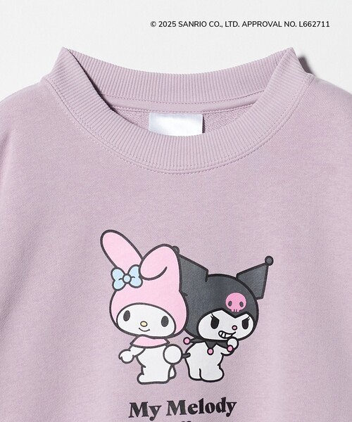 green label relaxing(グリーンレーベルリラクシング)の「【別注】<URBAMENT>SANRIO スウェット / トレーナー / キッズ 140cm-150cm(スウェット・キッズ・ライラック/ライトブルー/ダークグレー・140cm/150cm)」の17枚目の写真