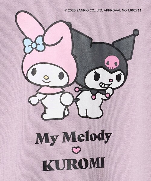 green label relaxing(グリーンレーベルリラクシング)の「【別注】<URBAMENT>SANRIO スウェット / トレーナー / キッズ 140cm-150cm(スウェット・キッズ・ライラック/ライトブルー/ダークグレー・140cm/150cm)」の18枚目の写真