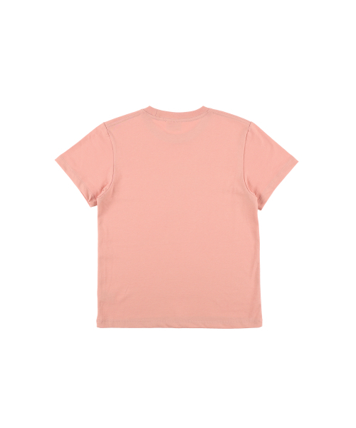 EPISODE UNTITLED(エピソードアンタイトルド)の「レースアップリケロゴクロップTシャツピンク(Tシャツ/カットソー・レディース・ピンク・FREE)」の3枚目の写真