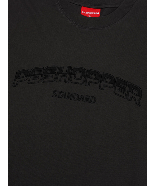 PSSHOPPER（ピーエスショッパ）の「オリジナルロゴ高密度バックパネル切り替え半袖Tシャツ[ダークグレー]（Tシャツ/カットソー・メンズ・その他・MEDIUM/LARGE/X-LARGE）」の5枚目の写真
