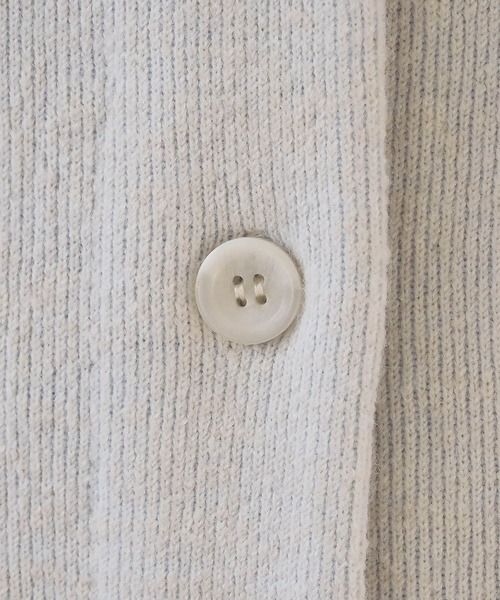 tiptop（ティップトップ）の「Wフェイス配色Vネックカーディガン（カーディガン/ボレロ・レディース・アイボリー/グレー/チャコールグレー/ピンク・FREE）」の17枚目の写真