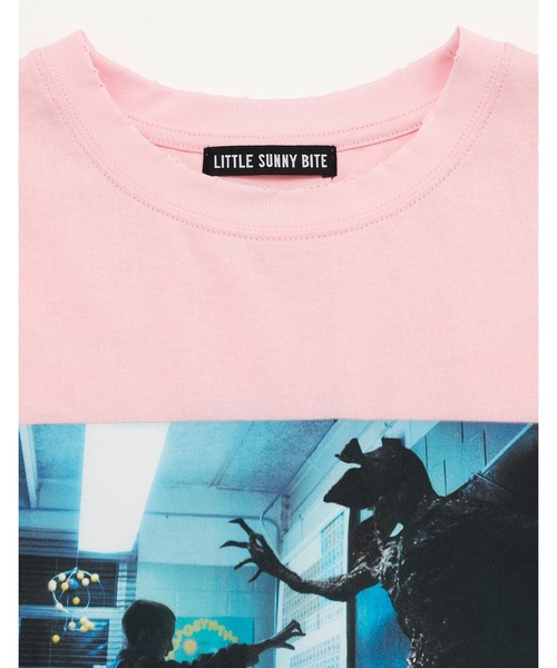 Little sunny bite(リトルサニーバイト)の「★Little sunny bite★stranger things x little sunny bite demogorgon tee(Tシャツ/カットソー・レディース・ピンク/ホワイト/ブラック・MEDIUM/SMALL)」の7枚目の写真