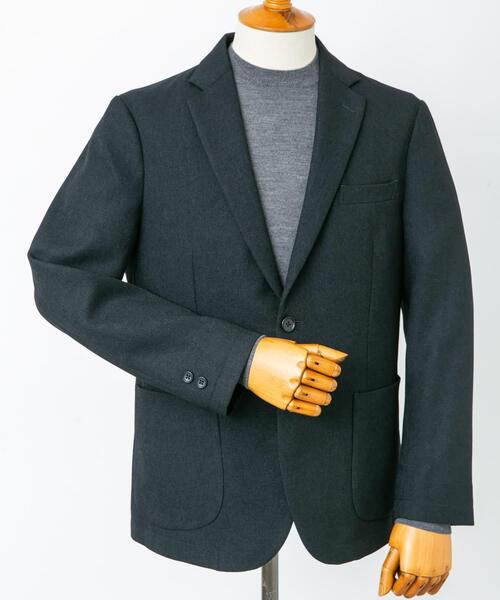 URBAN RESEARCH DOORS(アーバンリサーチドアーズ)の「LIFE STYLE TAILOR ツイードライクコンフォータブルジャケット(その他アウター・メンズ・ベージュ系その他/ブラウン/ネイビー・MEDIUM/LARGE/SMALL)」の17枚目の写真