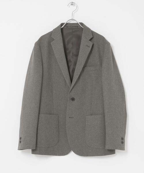 URBAN RESEARCH DOORS(アーバンリサーチドアーズ)の「LIFE STYLE TAILOR ツイードライクコンフォータブルジャケット(その他アウター・メンズ・ベージュ系その他/ブラウン/ネイビー・MEDIUM/LARGE/SMALL)」の6枚目の写真