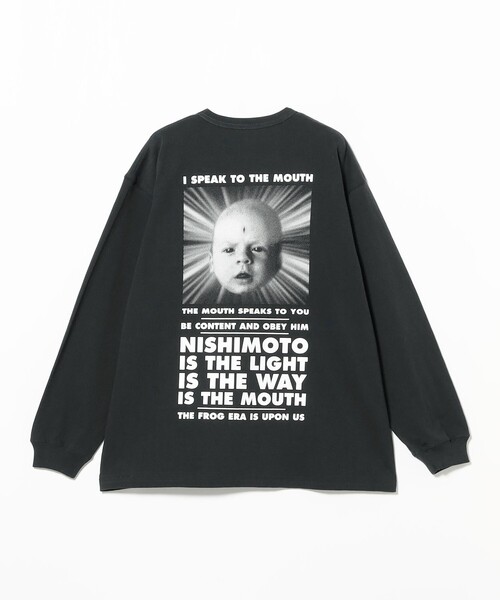BEAMS T（ビームスティー）の「NISHIMOTO IS THE MOUTH / Long Sleeve T-Shirt（Tシャツ/カットソー・メンズ・ブラック・SMALL/MEDIUM/LARGE/X-LARGE）」の4枚目の写真