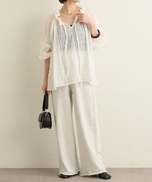 Omekashi（オメカシ）の「オフショルブラウス（シャツ/ブラウス・レディース・オフホワイト/ブラック・FREE）」の12枚目の写真