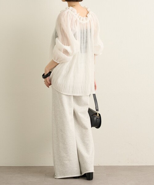 Omekashi（オメカシ）の「オフショルブラウス（シャツ/ブラウス・レディース・オフホワイト/ブラック・FREE）」の13枚目の写真