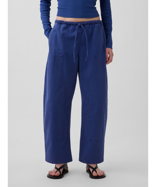 GAP(ギャップ)の「イージー ウエスト ダブルニー バレルパンツ(その他パンツ・レディース・ブラック/イエロー/ブルー・XS/S/XXS/M/L)」の19枚目の写真