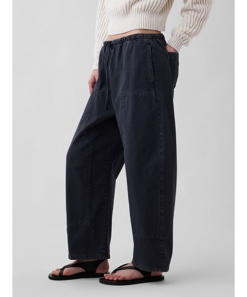 GAP(ギャップ)の「イージー ウエスト ダブルニー バレルパンツ(その他パンツ・レディース・ブラック/イエロー/ブルー・XS/S/XXS/M/L)」の20枚目の写真