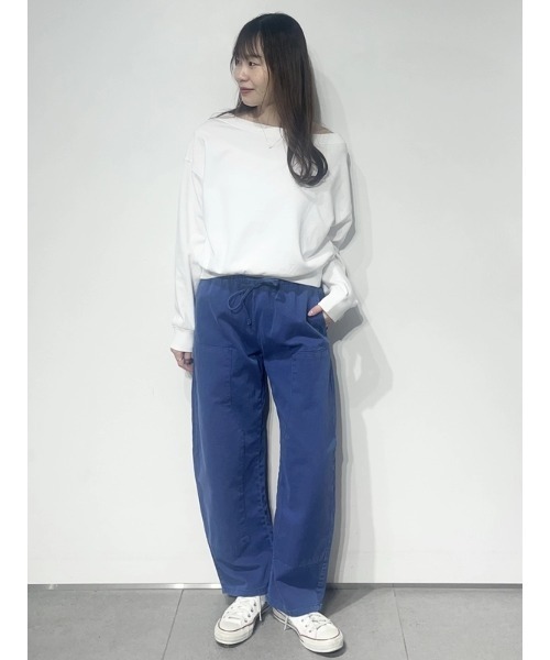 GAP(ギャップ)の「イージー ウエスト ダブルニー バレルパンツ(その他パンツ・レディース・ブラック/イエロー/ブルー・XS/S/XXS/M/L)」の13枚目の写真