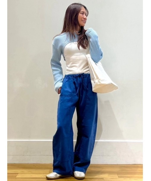 GAP(ギャップ)の「イージー ウエスト ダブルニー バレルパンツ(その他パンツ・レディース・ブラック/イエロー/ブルー・XS/S/XXS/M/L)」の15枚目の写真