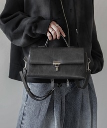 ELLUV | 【ELLUV/エルヴ】バーティカルメタルバックル ハンドルショルダーバッグ(ショルダーバッグ)