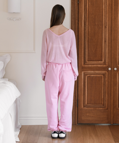 INJIACTIVE(インジアクティブ)の「スモールロゴジョガーパンツ ピンク(スウェットパンツ・レディース・その他・ONE SIZE)」の4枚目の写真