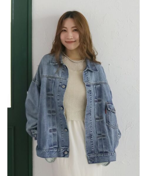 Ungrid(アングリッド)の「モチーフデザインメッシュロングスリーブTee(Tシャツ/カットソー・レディース・ブラック/アイボリー・FREE)」の15枚目の写真