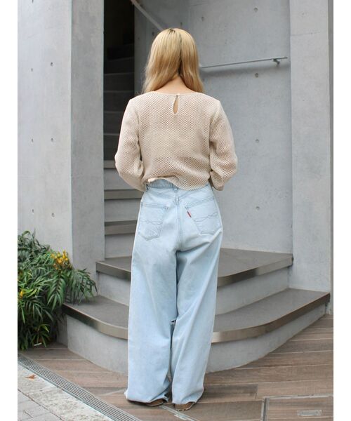 Ungrid(アングリッド)の「モチーフデザインメッシュロングスリーブTee(Tシャツ/カットソー・レディース・ブラック/アイボリー・FREE)」の22枚目の写真