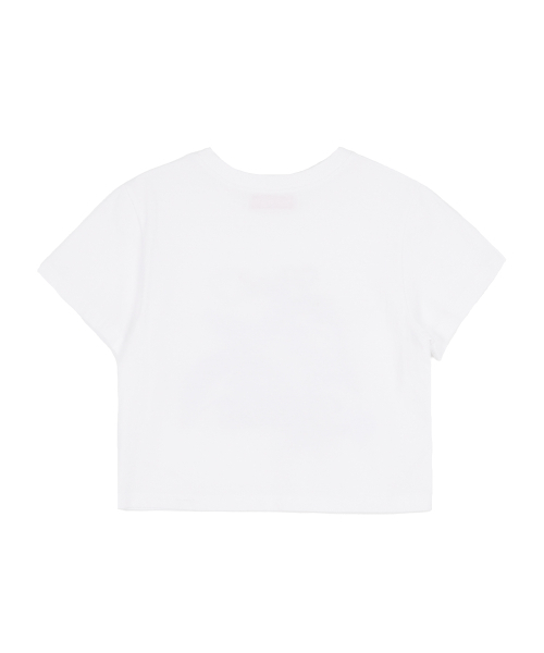 HIGH SCHOOL DISCO(ハイスクールディスコ)の「ラブリードルフィングラフィッククロップTシャツホワイト(Tシャツ/カットソー・レディース・その他・FREE)」の4枚目の写真