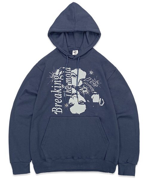 DEFYCLUBROBBERS(ディファイクラブロバース)の「(Heavy Cotton) Breaking the mold Navy(パーカー・レディース・その他・L/M)」の1枚目の写真