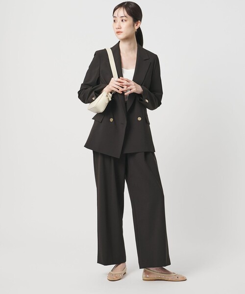 UNITED ARROWS(ユナイテッドアローズ)の「チュール ビジュー バレエシューズ(バレエシューズ・レディース・ブラック/ベージュ・38/37h/37/36h/36/35h/35)」の4枚目の写真