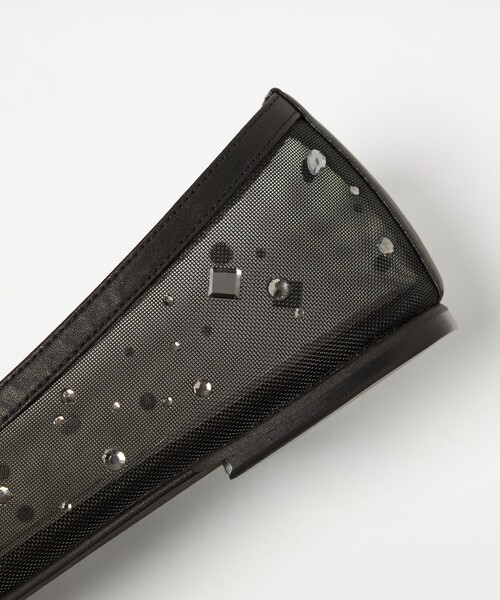 UNITED ARROWS(ユナイテッドアローズ)の「チュール ビジュー バレエシューズ(バレエシューズ・レディース・ブラック/ベージュ・38/37h/37/36h/36/35h/35)」の13枚目の写真