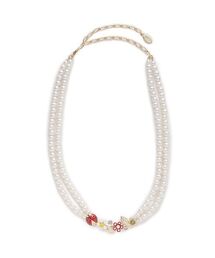 FURFUR（ファーファー）の「フラワーモチーフパールネックレス（ネックレス）」