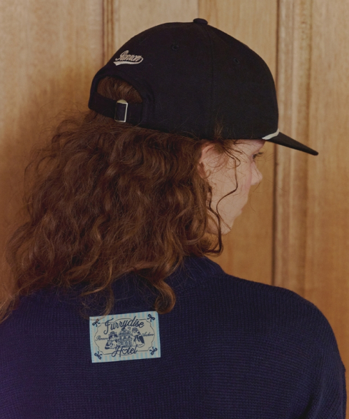 RONRON（ロンロン）の「LATE CHECK-OUT LETTERING BALL CAP BLACK（キャップ・レディース・その他・FREE）」の3枚目の写真