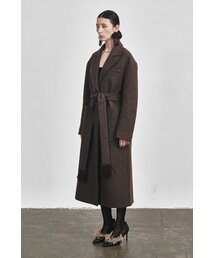 ECOMMAE（イコンマイ）の「EVERYDAY WOOL LONG COAT (BROWN)（チェスターコート）」