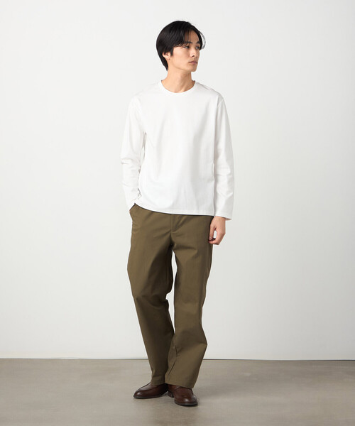 COMME CA ISM（コムサイズム）の「【MADE IN JAPAN】サファイアクールポンチ 長袖Tシャツ（Tシャツ/カットソー・メンズ・ホワイト・LARGE/MEDIUM）」の4枚目の写真