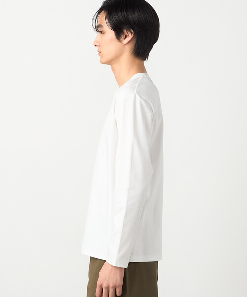 COMME CA ISM（コムサイズム）の「【MADE IN JAPAN】サファイアクールポンチ 長袖Tシャツ（Tシャツ/カットソー・メンズ・ホワイト・LARGE/MEDIUM）」の7枚目の写真