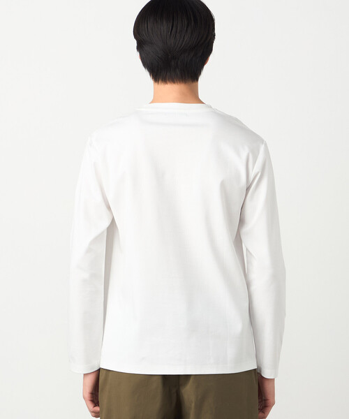 COMME CA ISM（コムサイズム）の「【MADE IN JAPAN】サファイアクールポンチ 長袖Tシャツ（Tシャツ/カットソー・メンズ・ホワイト・LARGE/MEDIUM）」の8枚目の写真