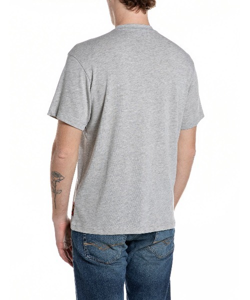 REPLAY（リプレイ）の「コットンジャージCALIFORNIA Tシャツ（Tシャツ/カットソー・メンズ・霜降りグレー・X-LARGE/MEDIUM/LARGE/SMALL）」の4枚目の写真