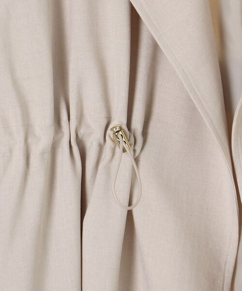 le.coeur blanc（ルクールブラン）の「タンブラーオックスノーカラーコート（ノーカラーコート・レディース・グレイッシュベージュ/サックスブルー/ネイビー・38）」の6枚目の写真