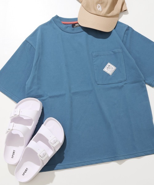 KRIFF MAYER Kid's Collection(クリフメイヤーキッズコレクション)の「【接触冷感】夏季GO! T(ポケット)(Tシャツ/カットソー・キッズ・ブラック/オフホワイト/ブルー/レッド・130/140/150/160/170/120)」の3枚目の写真