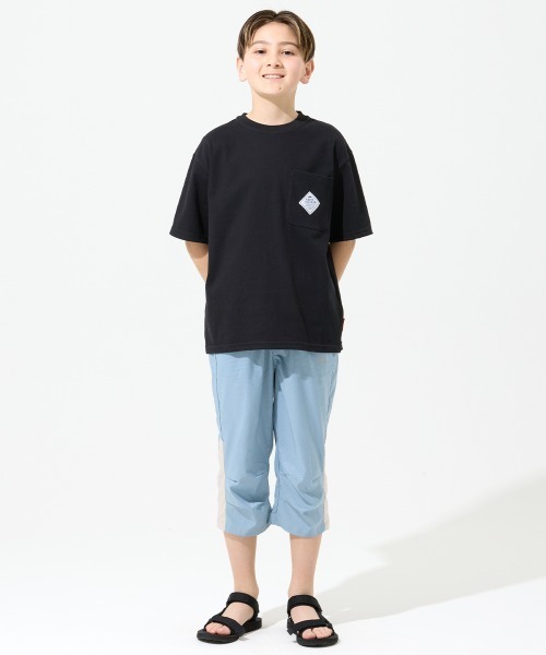 KRIFF MAYER Kid's Collection(クリフメイヤーキッズコレクション)の「【接触冷感】夏季GO! T(ポケット)(Tシャツ/カットソー・キッズ・ブラック/オフホワイト/ブルー/レッド・130/140/150/160/170/120)」の8枚目の写真