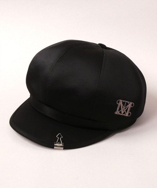 CA4LA(カシラ)の「THE MET VINTAGE LOGO CASQUETTE(キャスケット・レディース・ライトベージュ/ブラック・ONESIZE)」の2枚目の写真