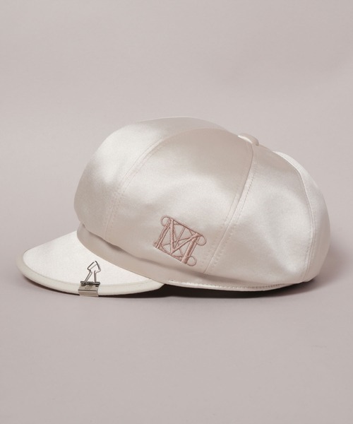 CA4LA(カシラ)の「THE MET VINTAGE LOGO CASQUETTE(キャスケット・レディース・ライトベージュ/ブラック・ONESIZE)」の8枚目の写真