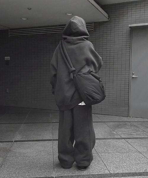 セール】Big Silhouette Logo Zip Parka/ビッグシルエットロゴジップ