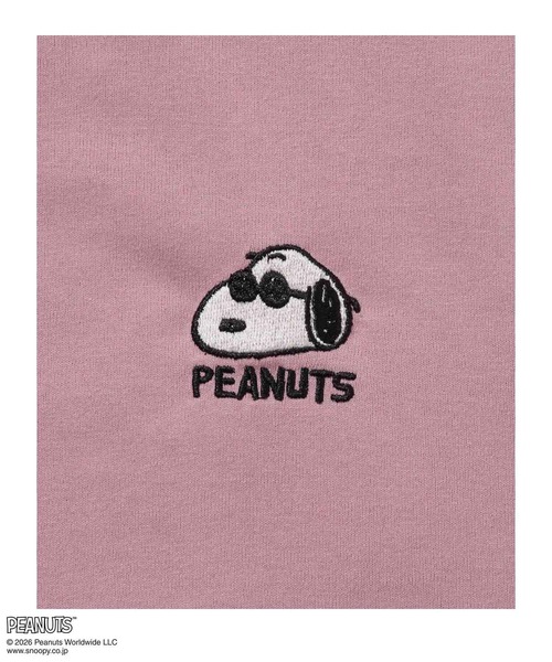 PEANUTS(ピーナッツ)の「【PEANUTS/ピーナッツ】刺繍 クルーネック 長袖Tシャツ(Tシャツ/カットソー・メンズ・ブラック/ピンク・S/M/L/XL)」の14枚目の写真