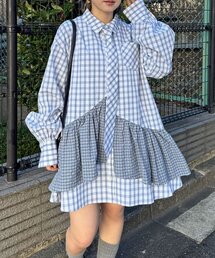 サックスブルー」に該当するレディースのトップスファッション通販