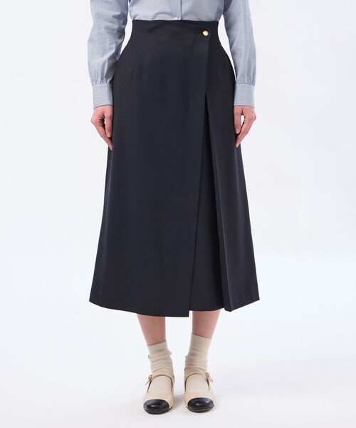 MACKINTOSH PHILOSOPHY(マッキントッシュ フィロソフィー)の「【TROTTER(トロッター)シリーズ】アクションツイルスリムスカート(スカート・レディース・ダークネイビー/ベージュ・38/36)」の9枚目の写真