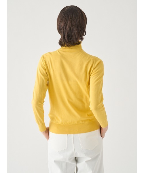 JOHN SMEDLEY(ジョンスメドレー)の「タートルネック長袖コットンニットプルオーバー(ニット/セーター・レディース・イエロー系その他2・S/M)」の11枚目の写真