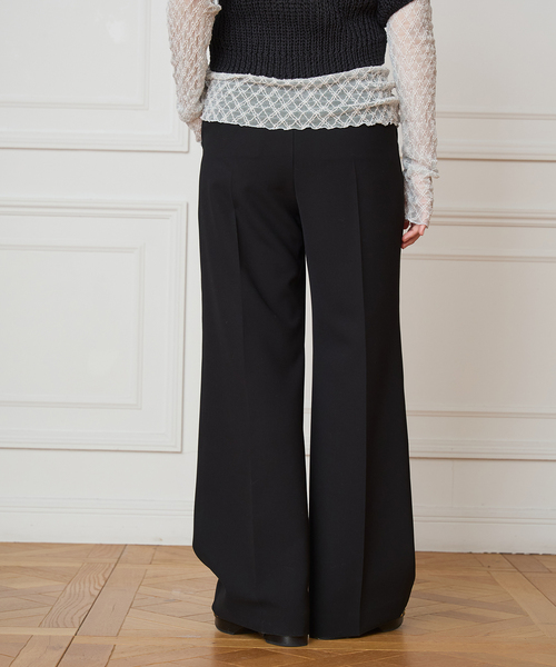 IENA LA BOUCLE（イエナラブークル）の「《追加》《洗濯機洗い可》IENA LA BOUCLE ソフトダブルクロススラックス（スラックス・レディース・グレー/ブラック・40/38/36/34）」の7枚目の写真