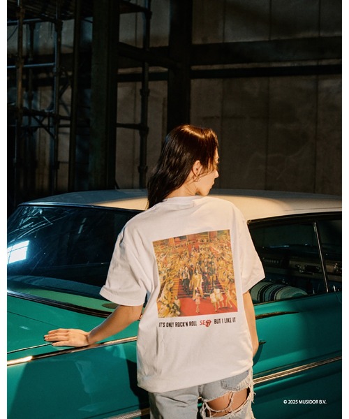 WIND AND SEA（ウィンダンシー）の「THE ROLLING STONES x WDS IT”S ONLY ROCK”N ROLL TEE（Tシャツ/カットソー・メンズ・ブラック/ホワイト・LARGE/MEDIUM/X-LARGE）」の3枚目の写真