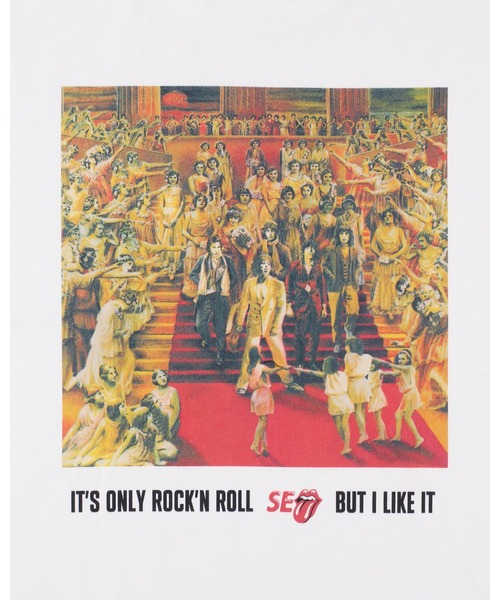 WIND AND SEA（ウィンダンシー）の「THE ROLLING STONES x WDS IT”S ONLY ROCK”N ROLL TEE（Tシャツ/カットソー・メンズ・ブラック/ホワイト・LARGE/MEDIUM/X-LARGE）」の6枚目の写真
