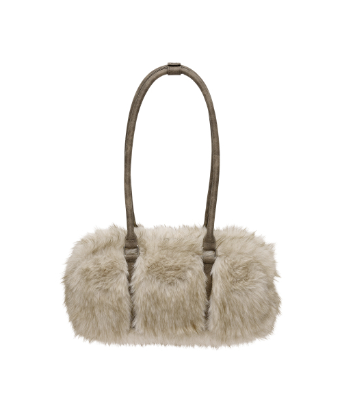 AMESWORLDWIDE（アメスワールドワイド）の「AMES FUR SHOULDER BAG IVORY（ショルダーバッグ・レディース・その他・FREE）」の4枚目の写真
