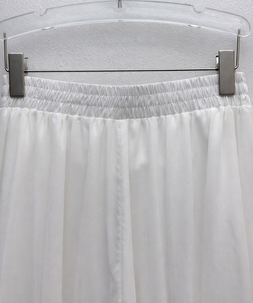 SAISON DE PAPILLON（セゾンドパピヨン）の「【2026SS新作】レーディス ワイドパンツ リボン付き シワ加工 体型カバー 通勤 きれいめ オフィスカジュアル（その他パンツ・レディース・ホワイト・M/S/L）」の18枚目の写真