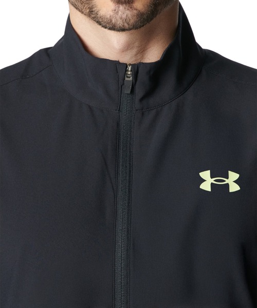 UNDER ARMOUR(アンダーアーマー)の「アンダーアーマー UAフレッシュウーブン フルジップ ジャケット(ジャージ・メンズ・ブラック×イエロー・3L/LL/L/M/S)」の7枚目の写真